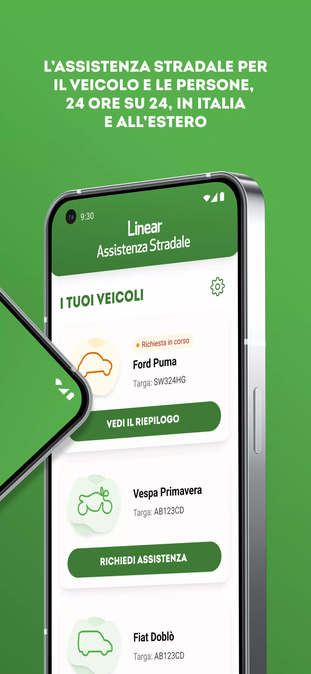 Linear Assistenza stradale Скриншот 2