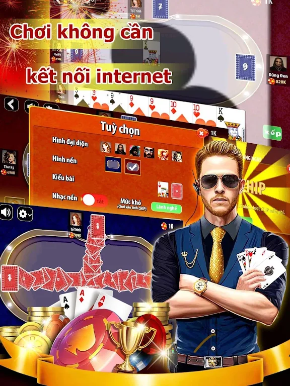 Bài sâm lốc offline - sam loc offline - xâm lốc Скриншот 2