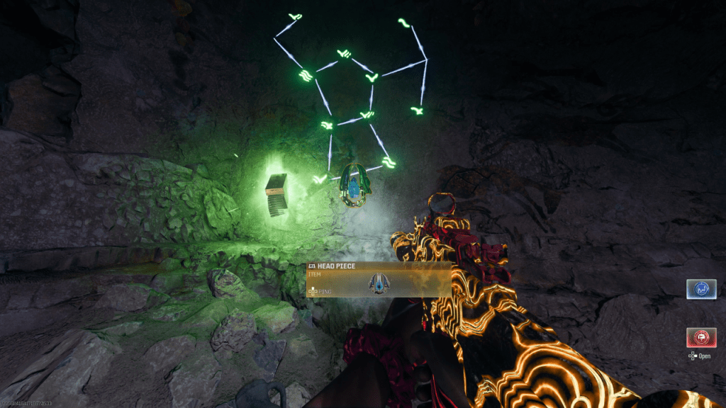 A peça da cabeça como parte de um artigo sobre como colocar a equipe de gelo na tumba em Black Ops 6 zumbis.