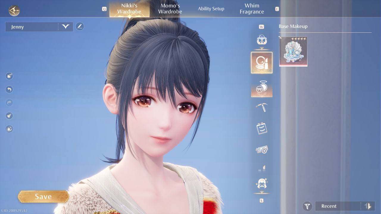 Selecting the Skin Tone Option