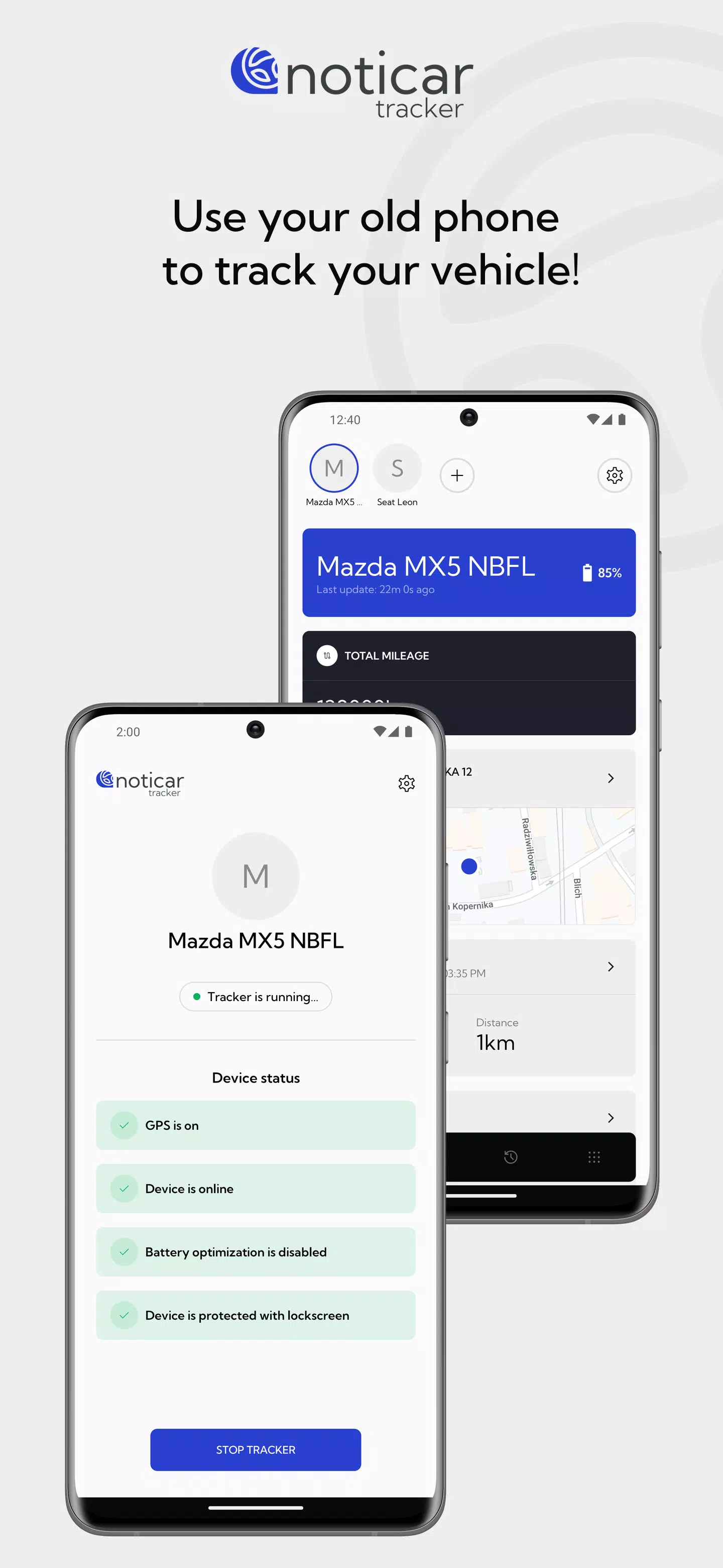 noticar tracker スクリーンショット 1