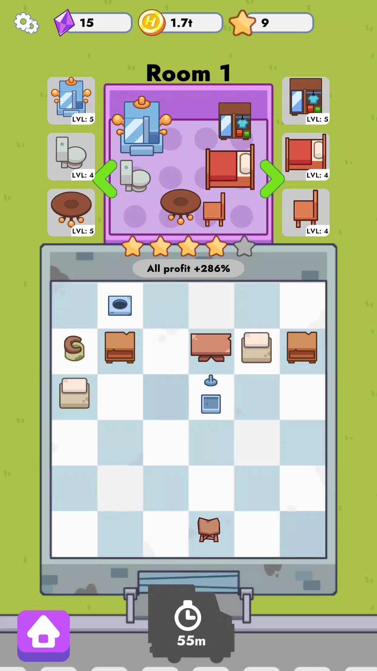 Royal Hotel: idle game Captura de pantalla 3