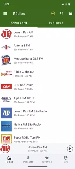 Rádio FM Brasil - FM Ao Vivo 스크린샷 1