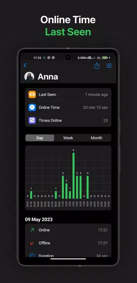 WaLog: Online Tracker Скриншот 3
