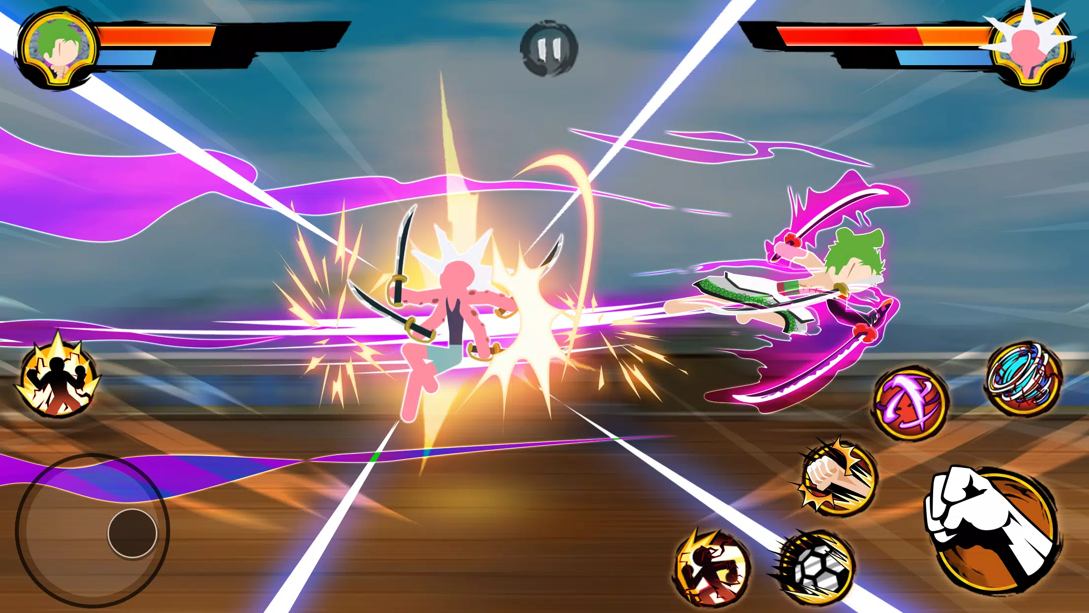 Stick Pirates Fight Tangkapan skrin 3