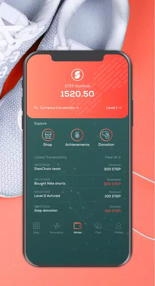 StepChain ဖန်သားပြင်ဓာတ်ပုံ 4