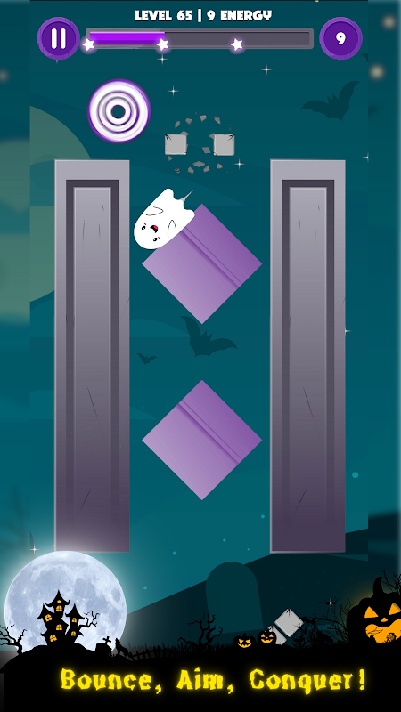 Ghost Glider: Spooky Adventure Schermafbeelding 2