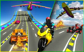 Rocket Car Racing Stunts Ảnh chụp màn hình 3