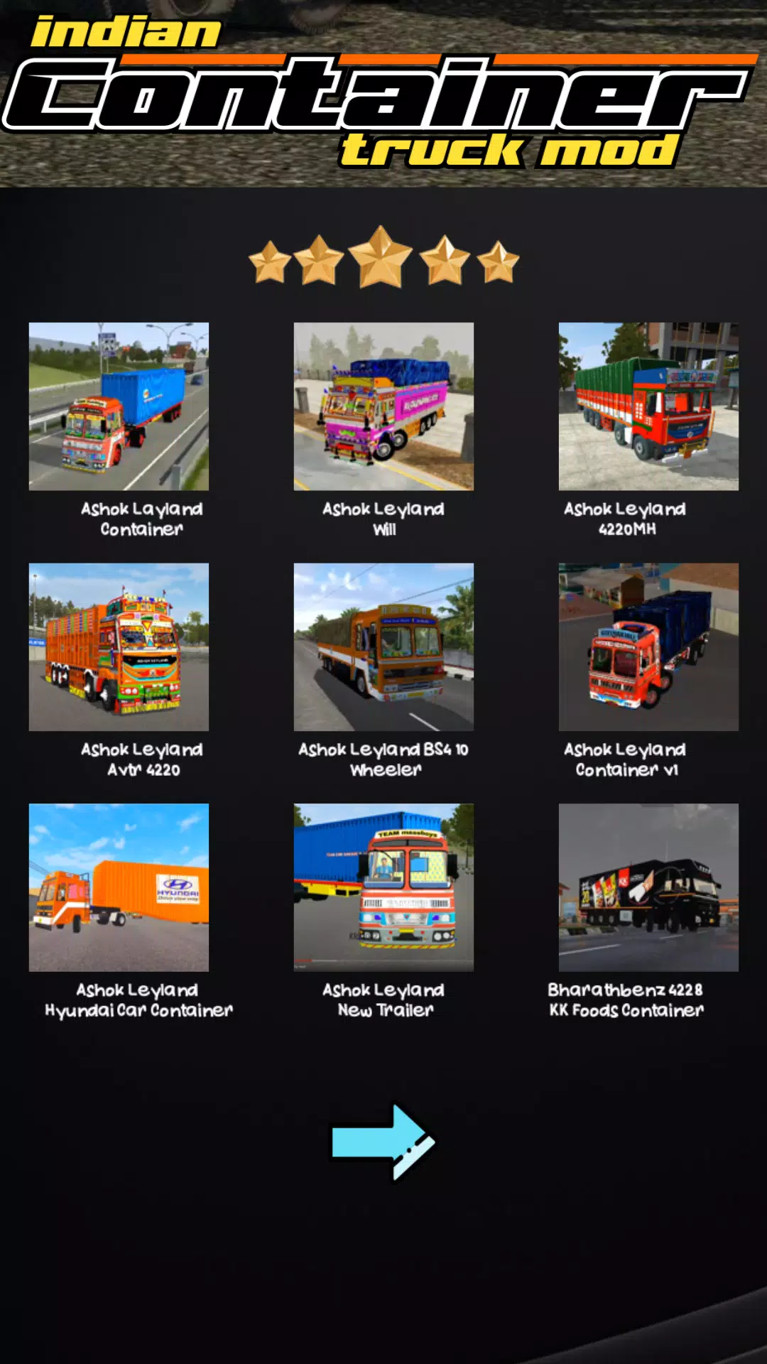 Indian Container Truck Mod Captura de tela 2