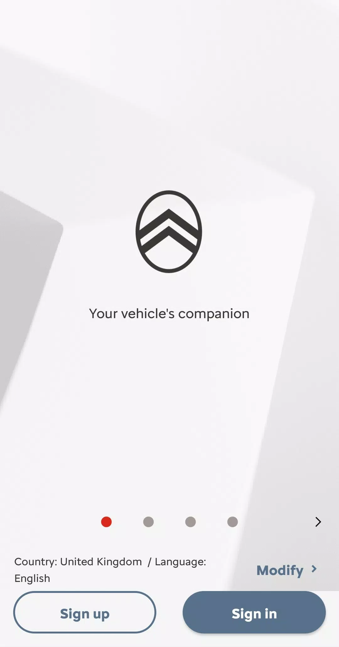 MyCitroën Скриншот 1