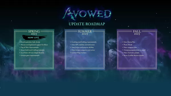 Avowed 2025 Roadmap