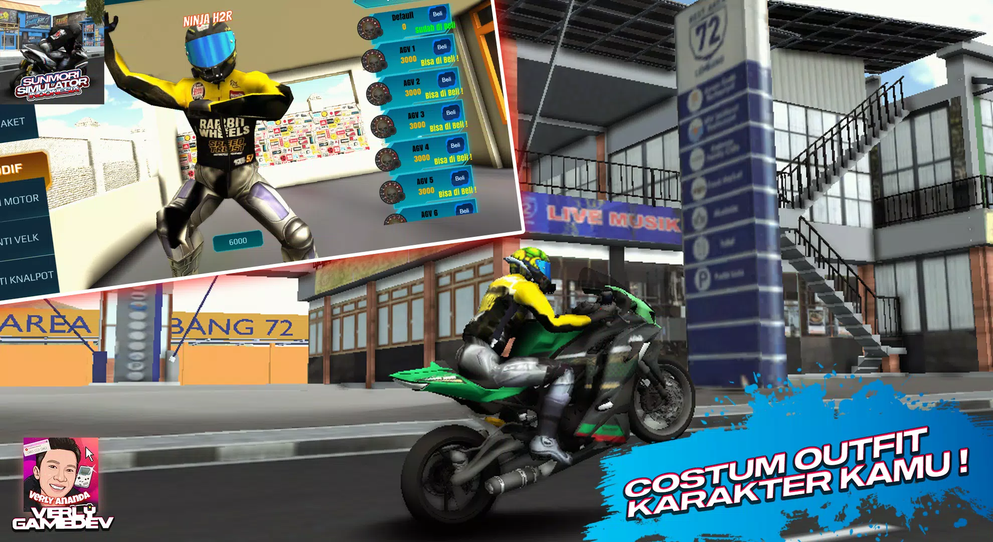 Sunmori Simulator Indonesia 3D 스크린샷 4
