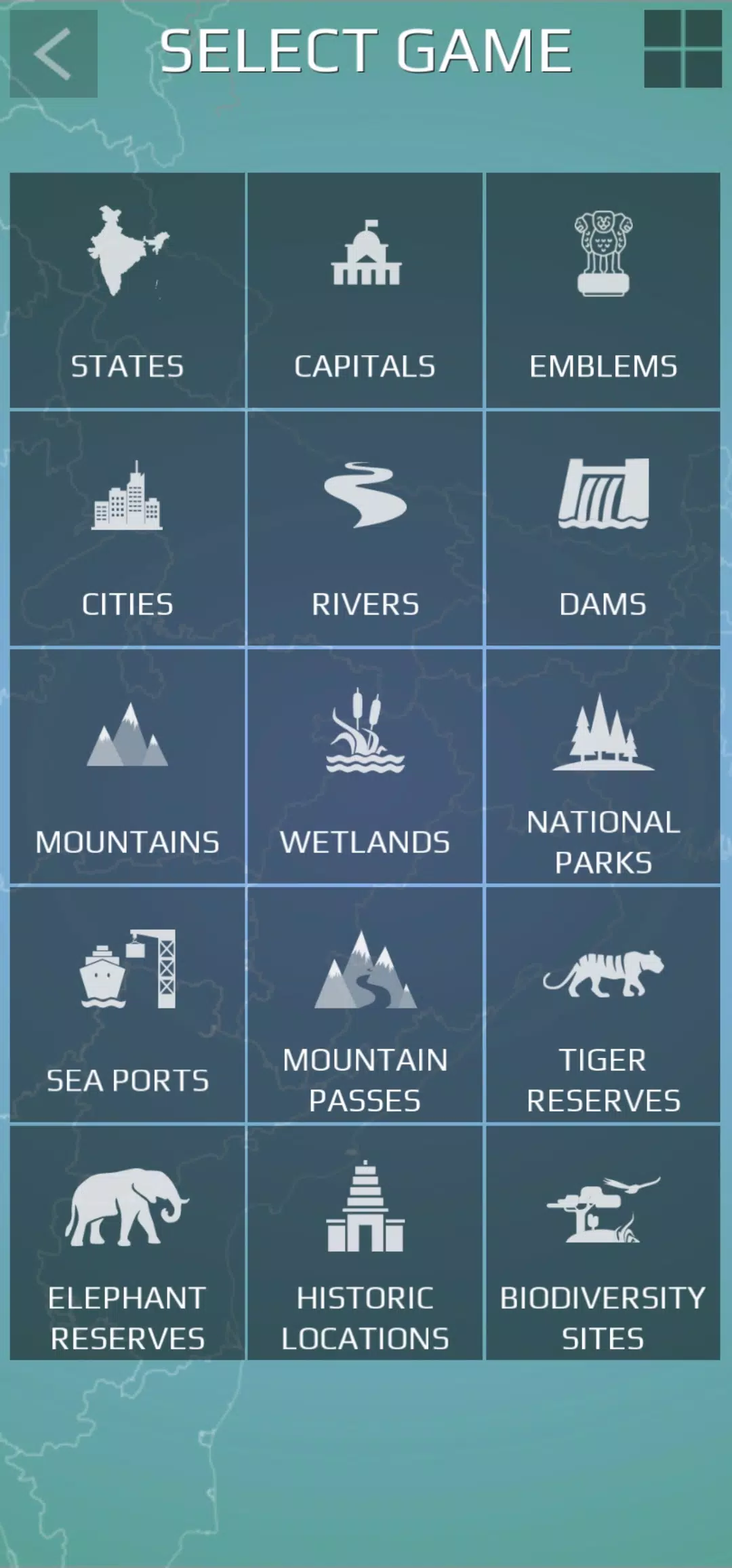 India Map Quiz Capture d'écran 1