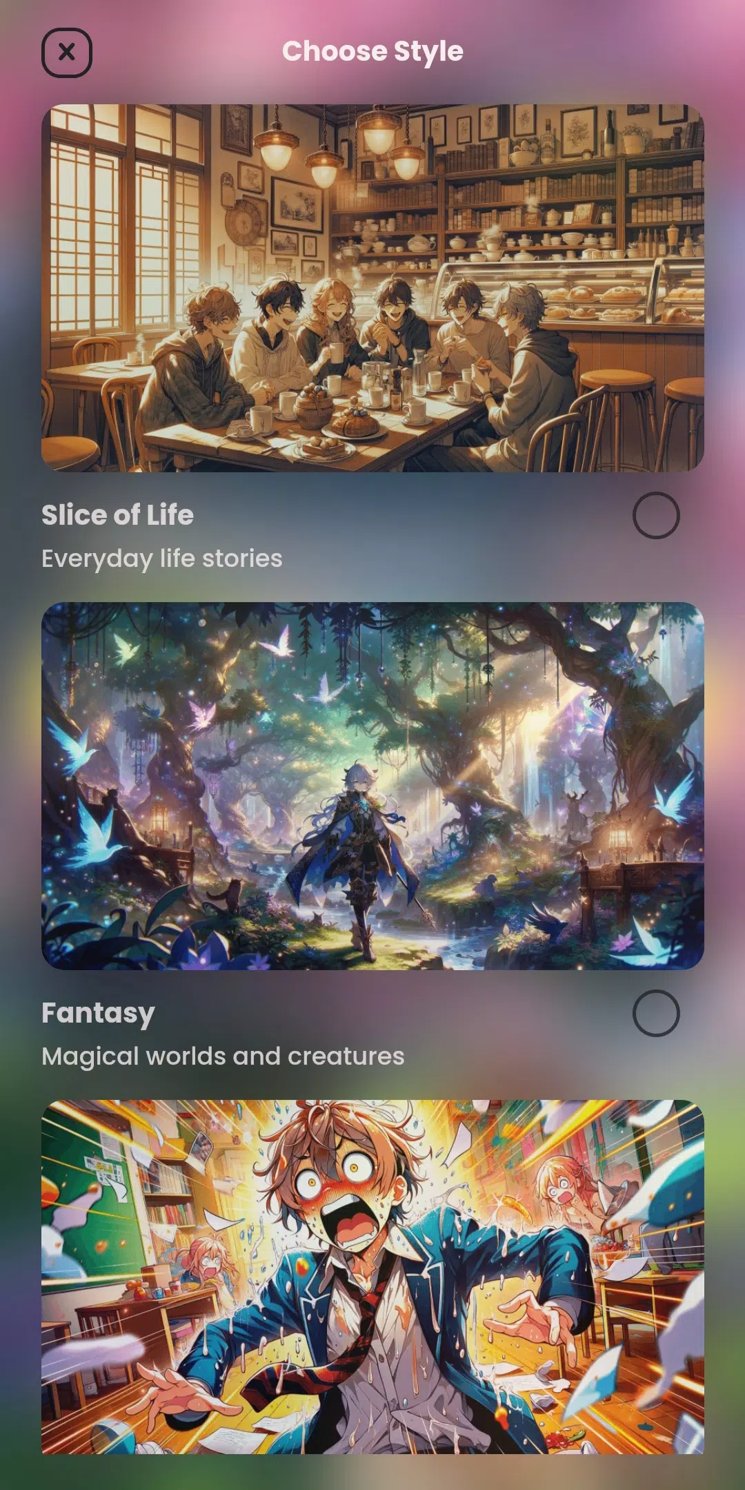 Anime Art Generator - AI Anime 스크린샷 3
