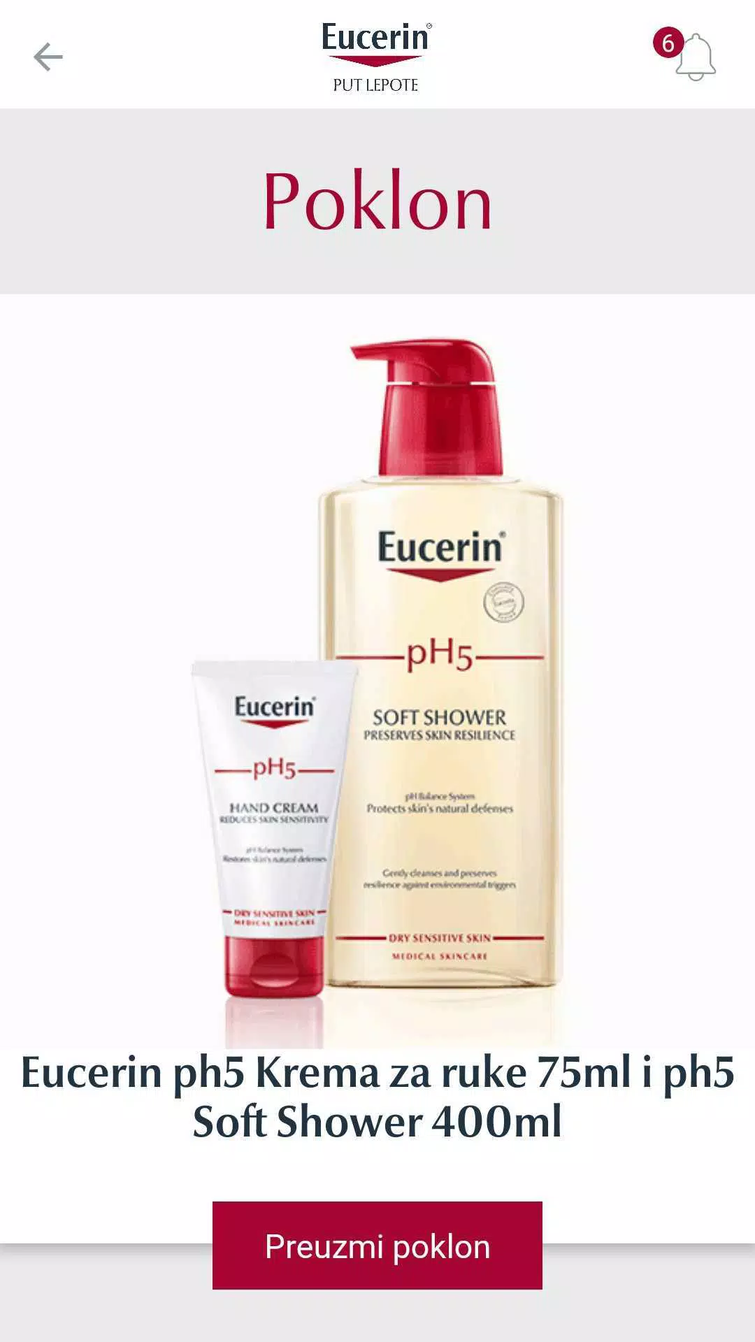 Eucerin® put lepote Captura de pantalla 2