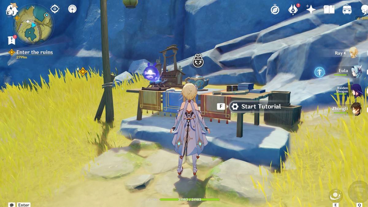 Genshin Impact Beetle Battle jogabilidade