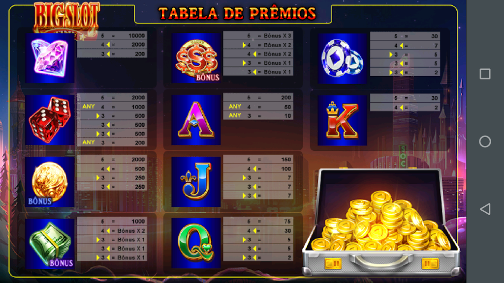 Big Slot Fortune Caça Níquel Скриншот 2