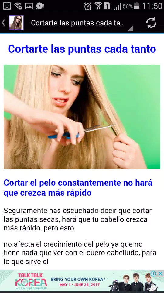 7 tips para cabello perfecto 스크린샷 2