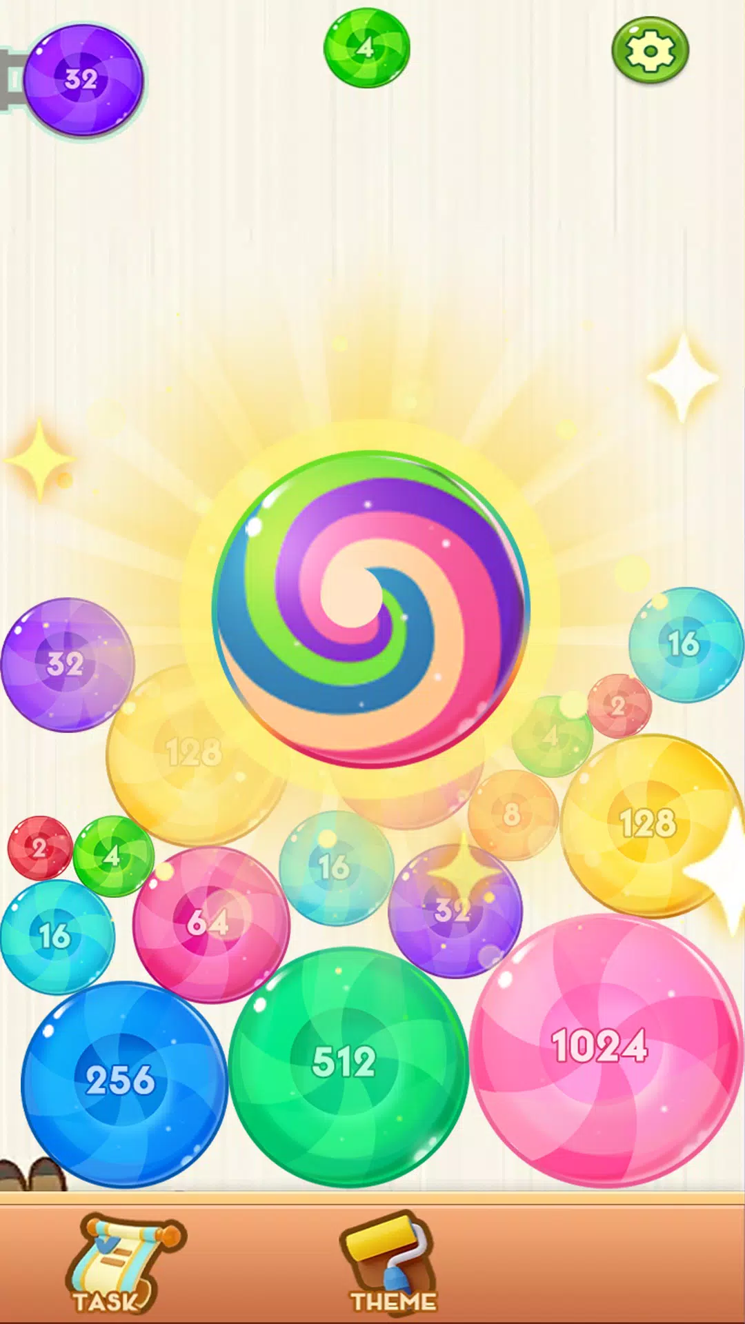 Trendy 2048 Merge Capture d'écran 3