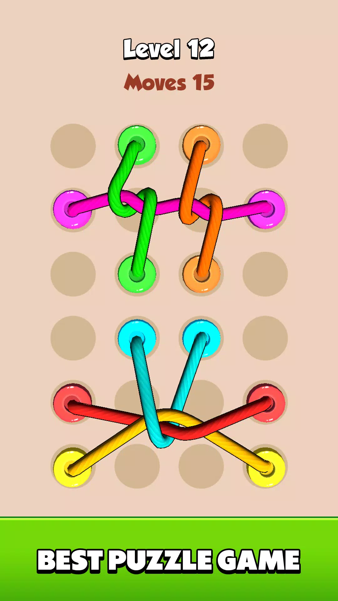 Color Tangled Rope 3D Screenshot 2