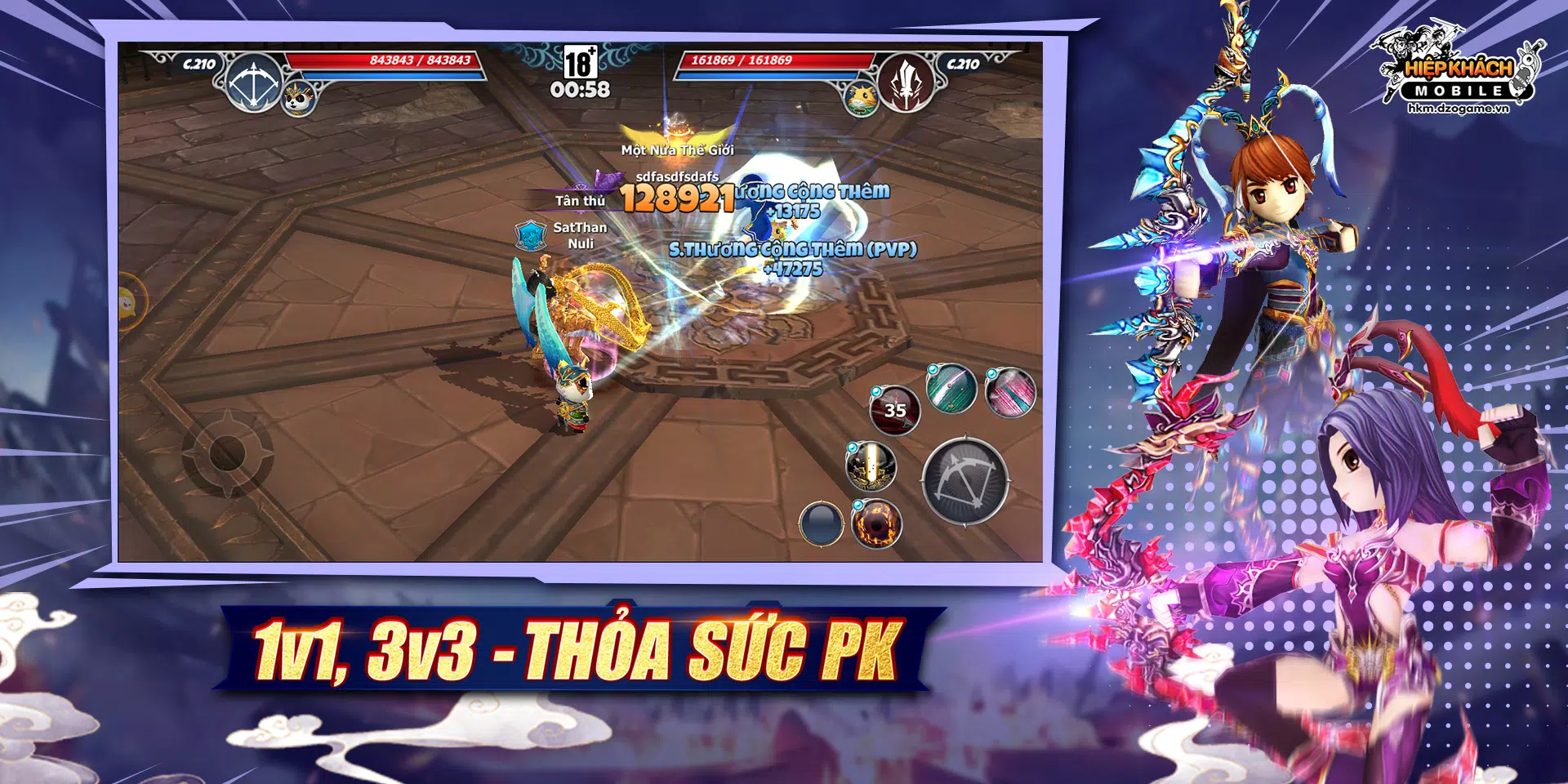 Hiệp Khách Mobile Captura de tela 2