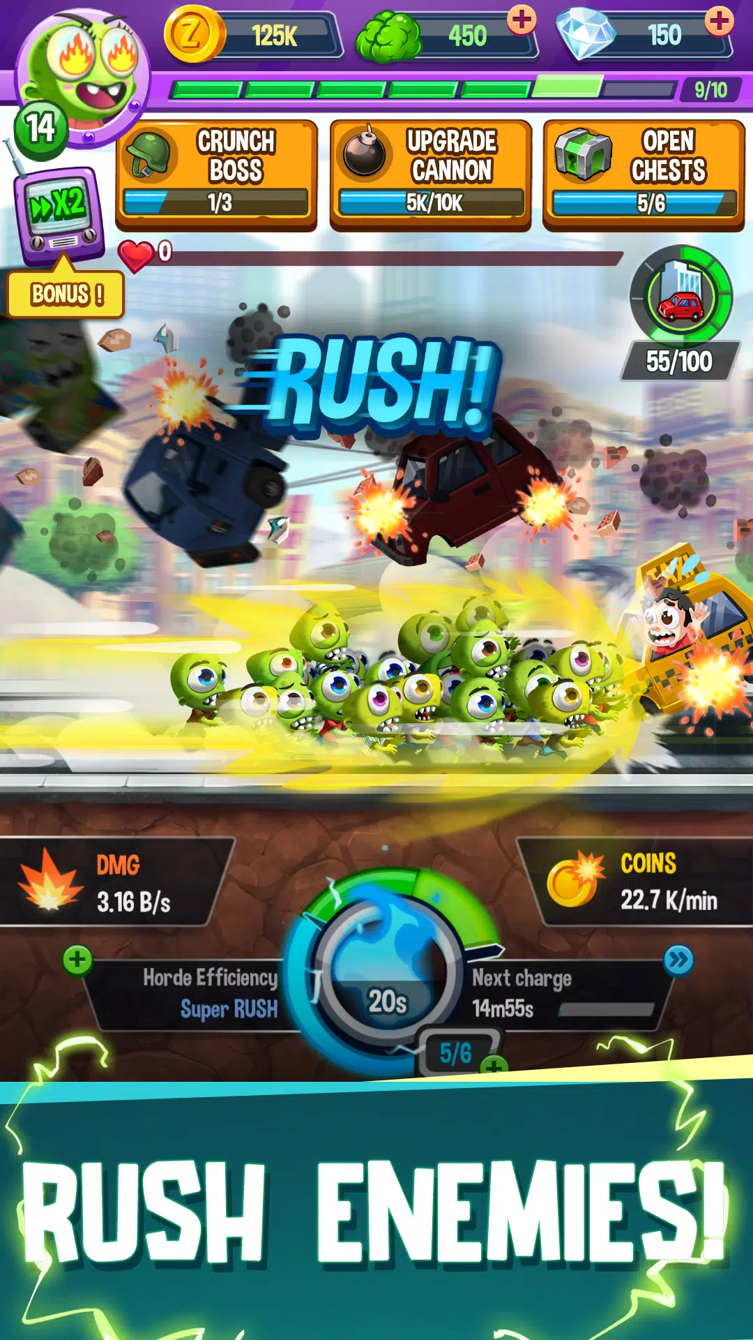 Idle Rush : Zombie Tsunami Capture d'écran 4