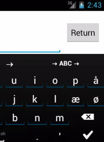 Danish for AnySoftKeyboard Captura de tela 3