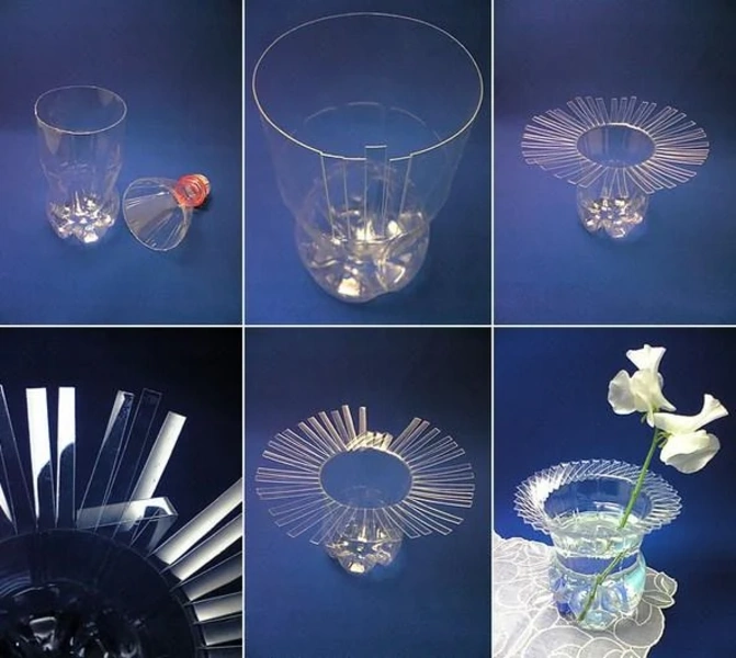 DIY Crafts Plastic Bottles ဖန်သားပြင်ဓာတ်ပုံ 3