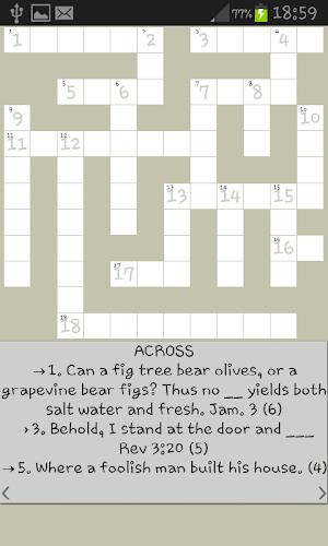 Bible Crossword Captura de pantalla 4