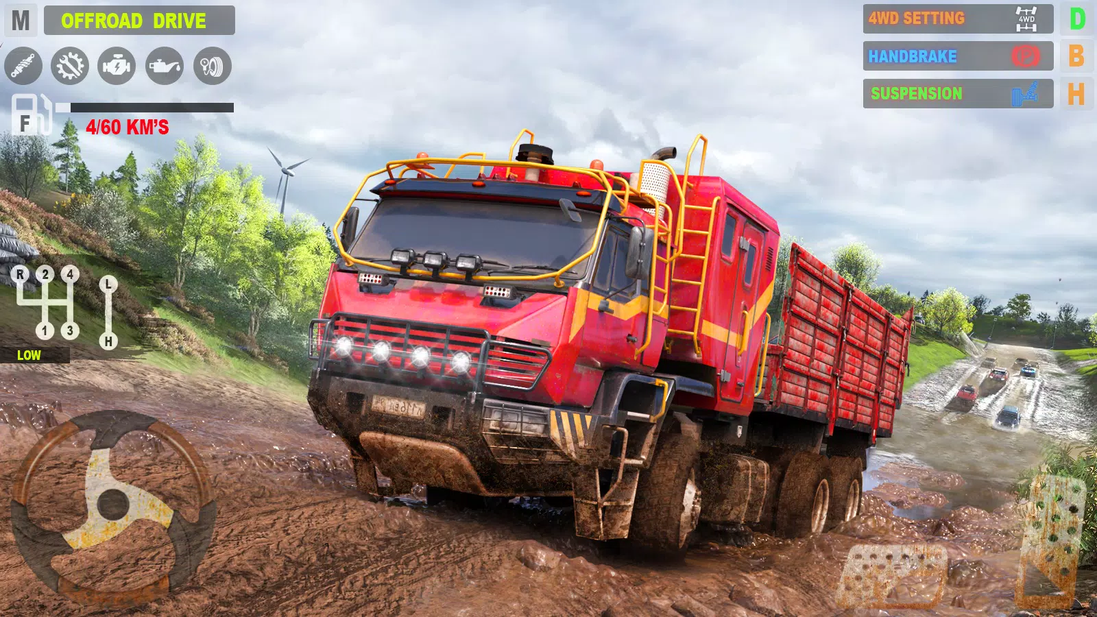 Offroad Mudrunner Games 3D Captura de pantalla 4