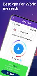 PooL Vpn - Super Fast Vpn スクリーンショット 1
