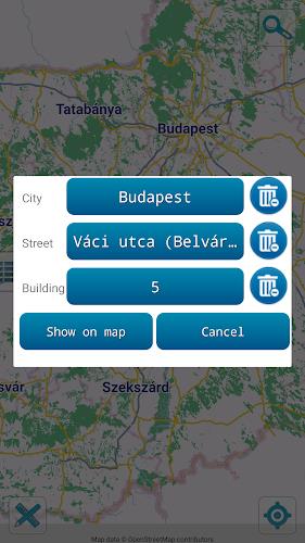 Map of Hungary offline Tangkapan skrin 3