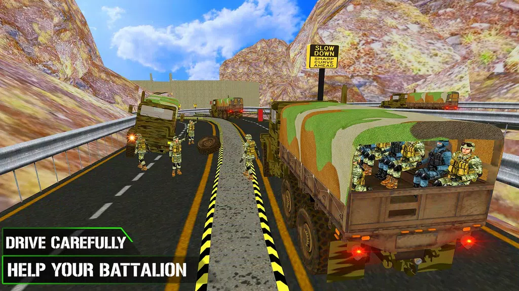 US Army Transporter Truck Game 스크린샷 2