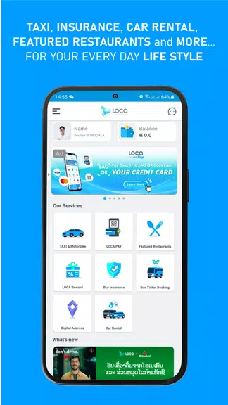 LOCA - Lao Taxi & Super App Captura de tela 1