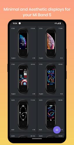 Mi Band 5 Watch Faces スクリーンショット 2