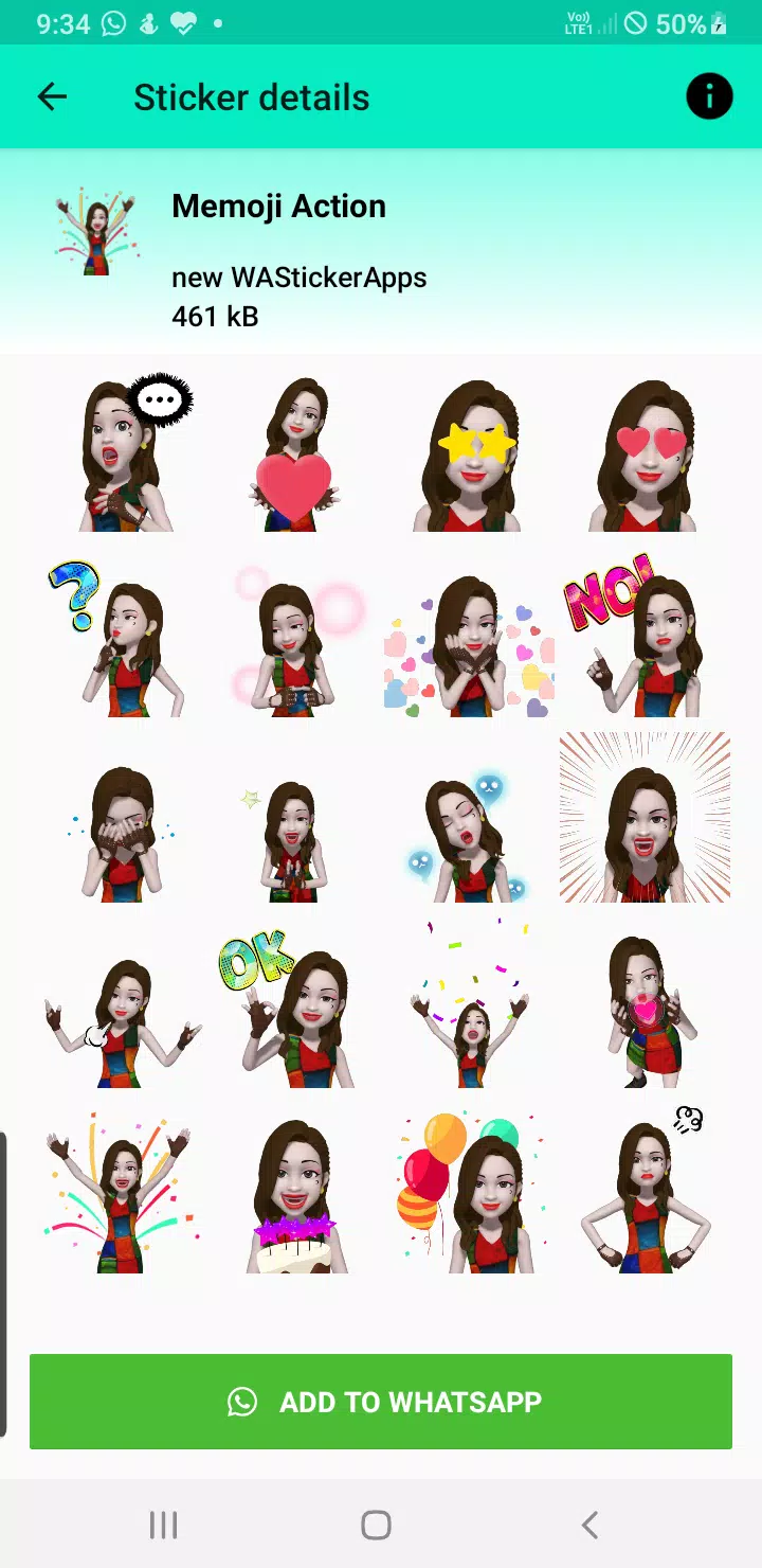 3d emoji stickers for whatsapp应用截图第3张