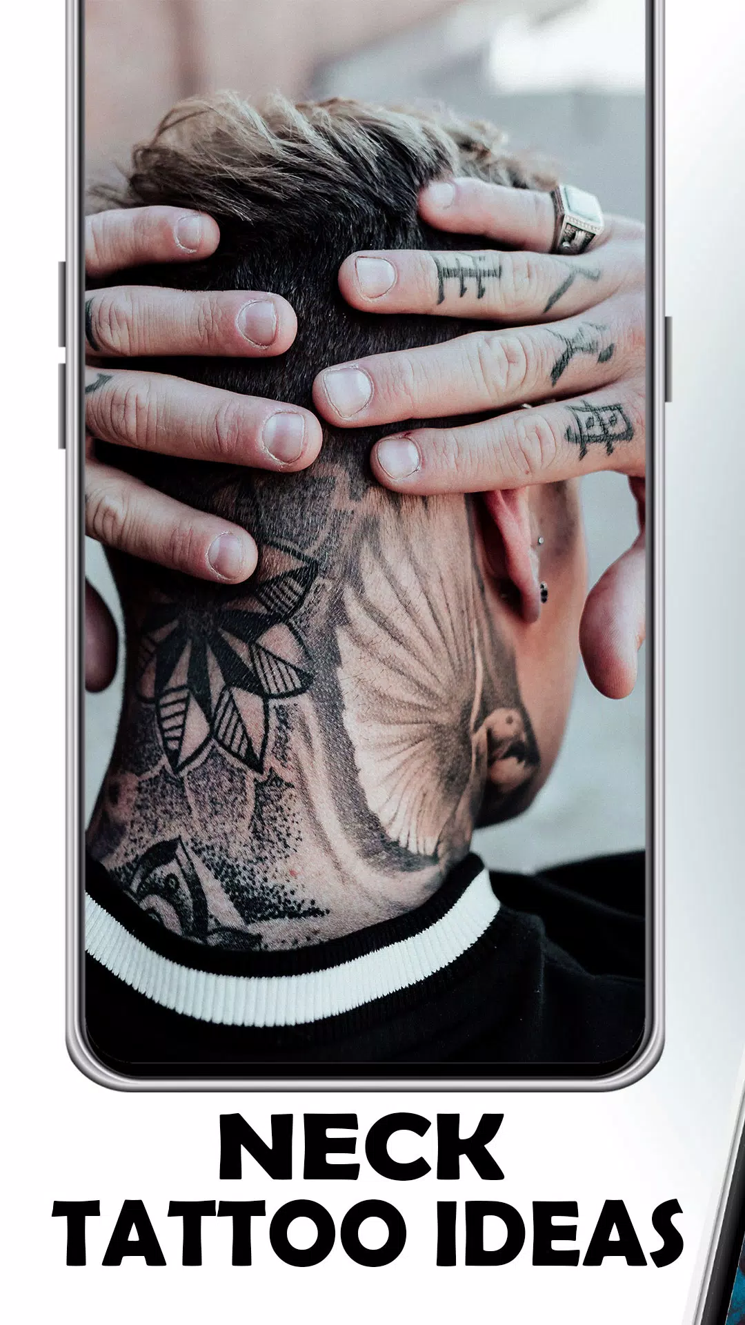 Neck Tattoo Designs Captura de tela 1