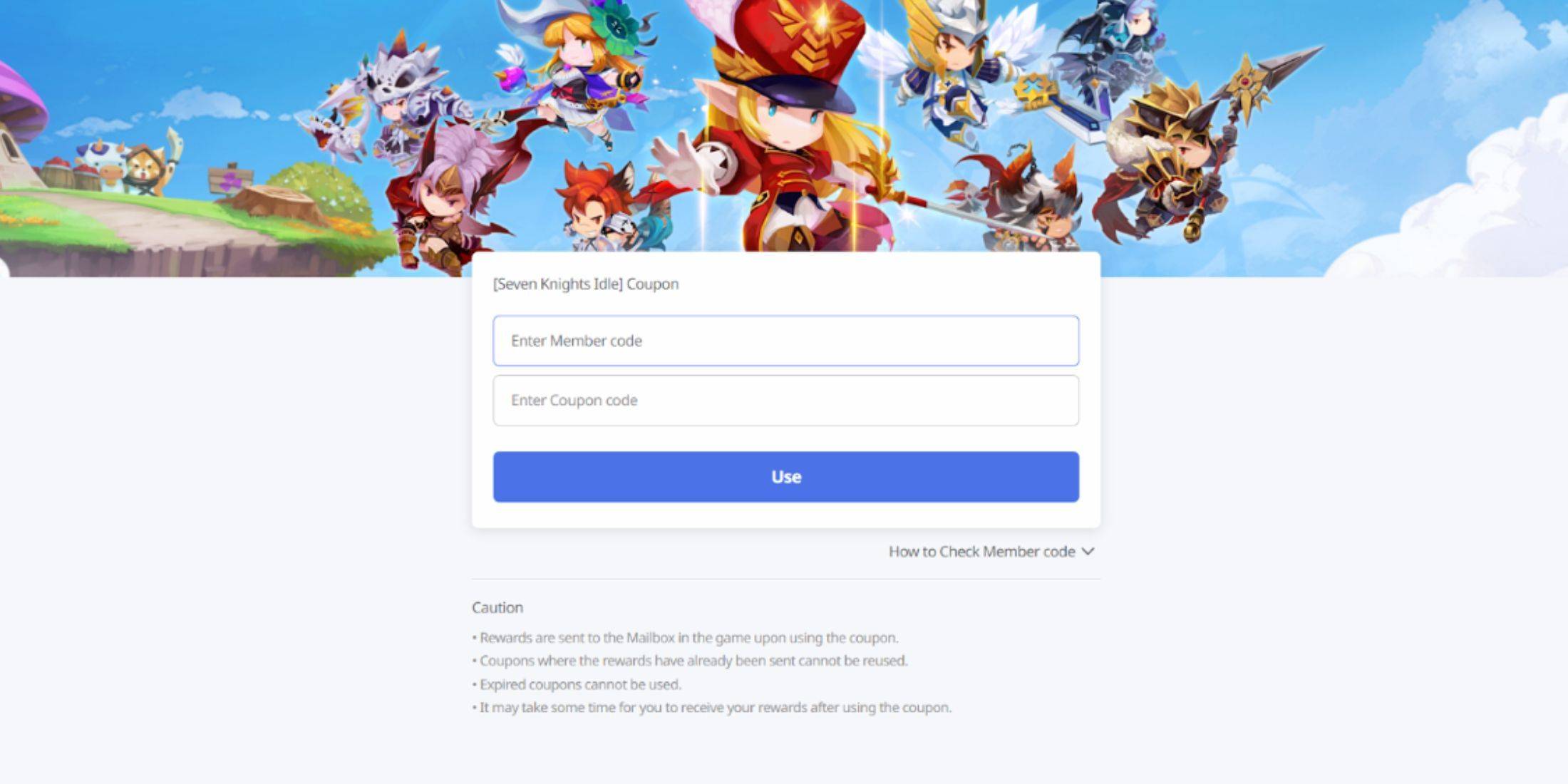 Seven Knights Idle Adventure code redemption guide
