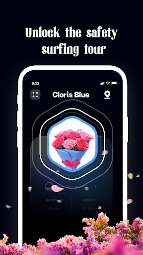 Cloris Blue VPN Tangkapan skrin 1