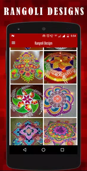 Latest Rangoli designs Capture d'écran 2