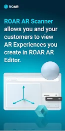 Schermata ROAR Augmented Reality App 1