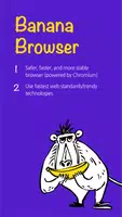 Banana Browser: Adblock, Secur Screenshot 1
