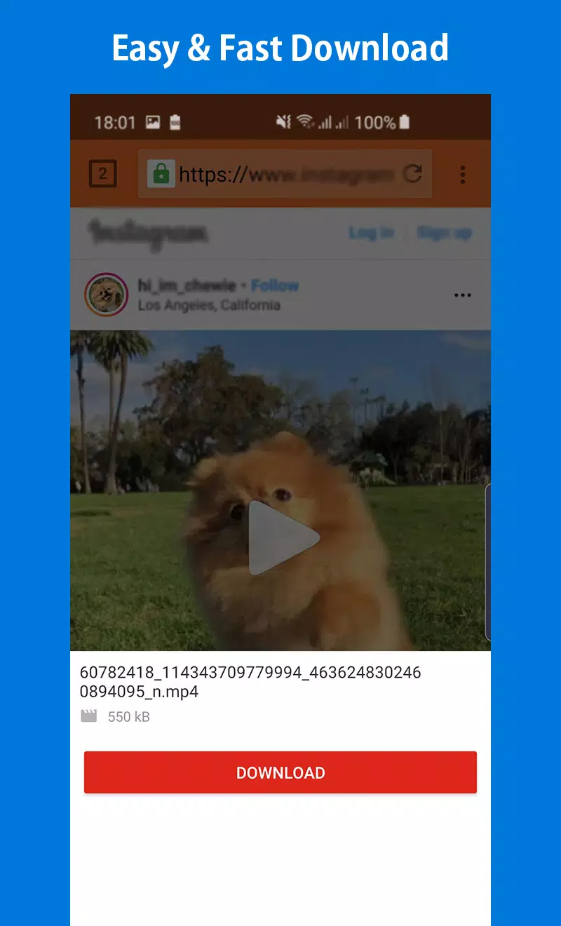 X Video Downloader - Free & Fast Video Downloader Zrzut ekranu 1
