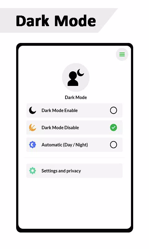 Dark Mode スクリーンショット 2