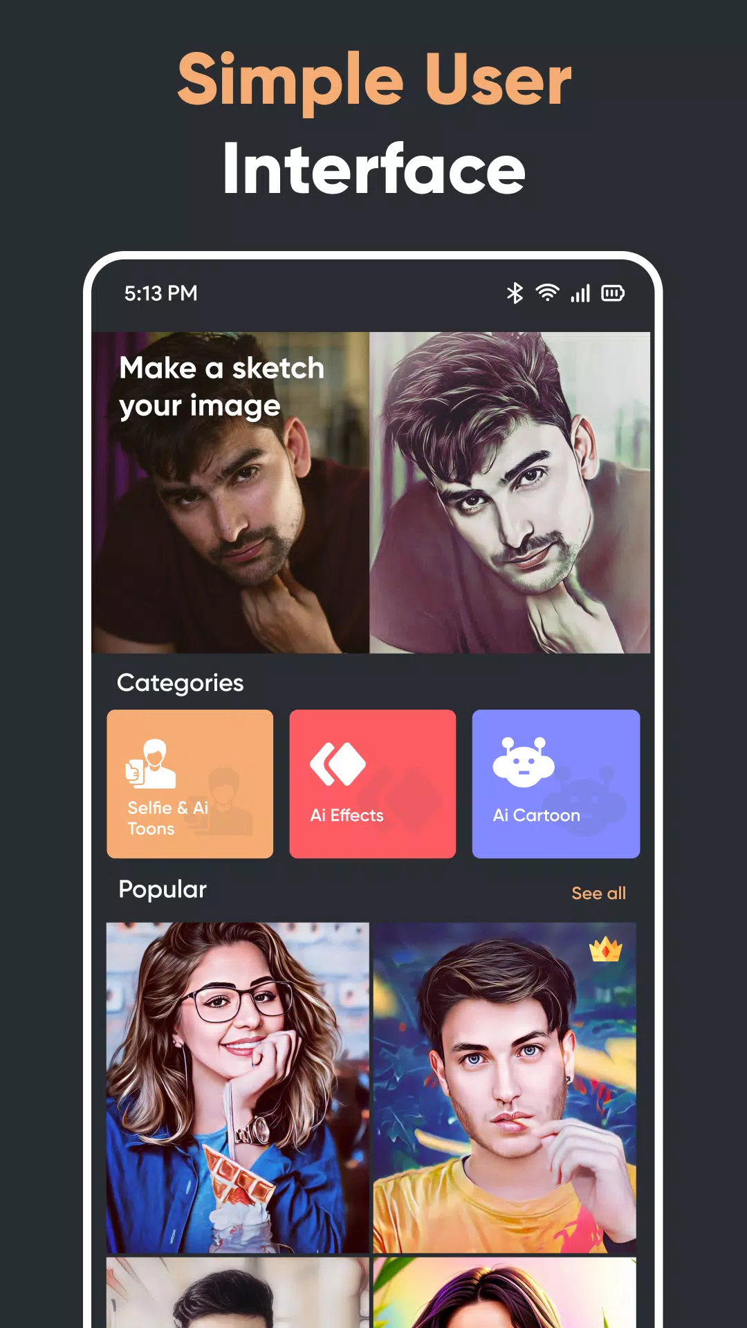 PhotoArt, AI Photo Editor Скриншот 1