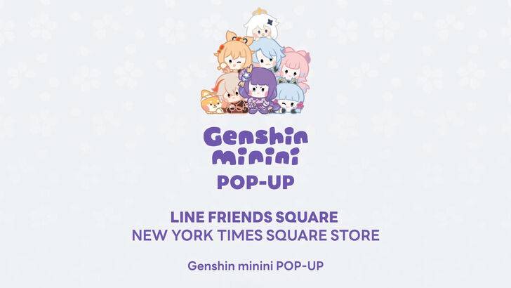 Genshin Minini Pop-up Store chegando a Nova York