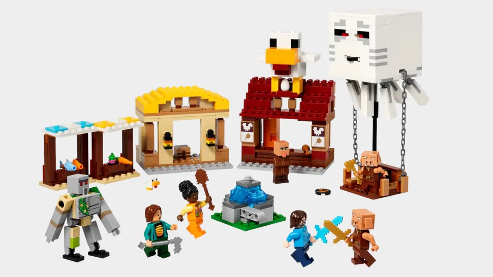 LEGO Ghast Ballon Village Attack Set