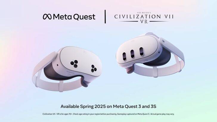 Civilization 7 VR projetado especificamente para a plataforma Meta Quest