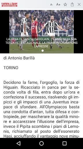 Corriere dello Sport HD ဖန်သားပြင်ဓာတ်ပုံ 1