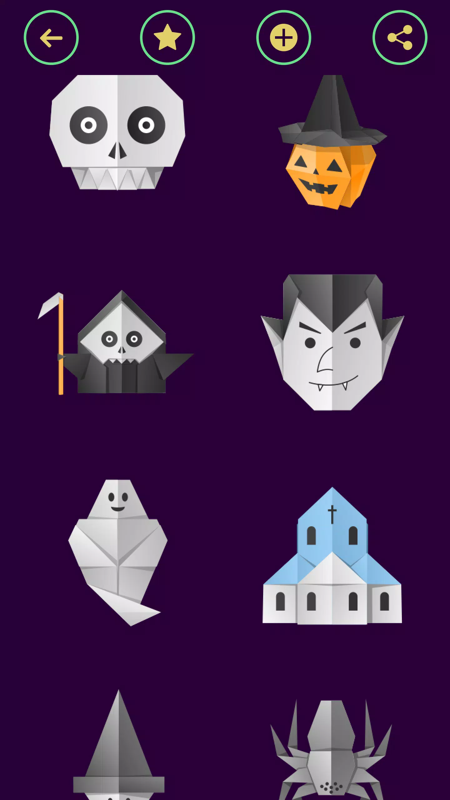 Origami Halloween 스크린샷 4